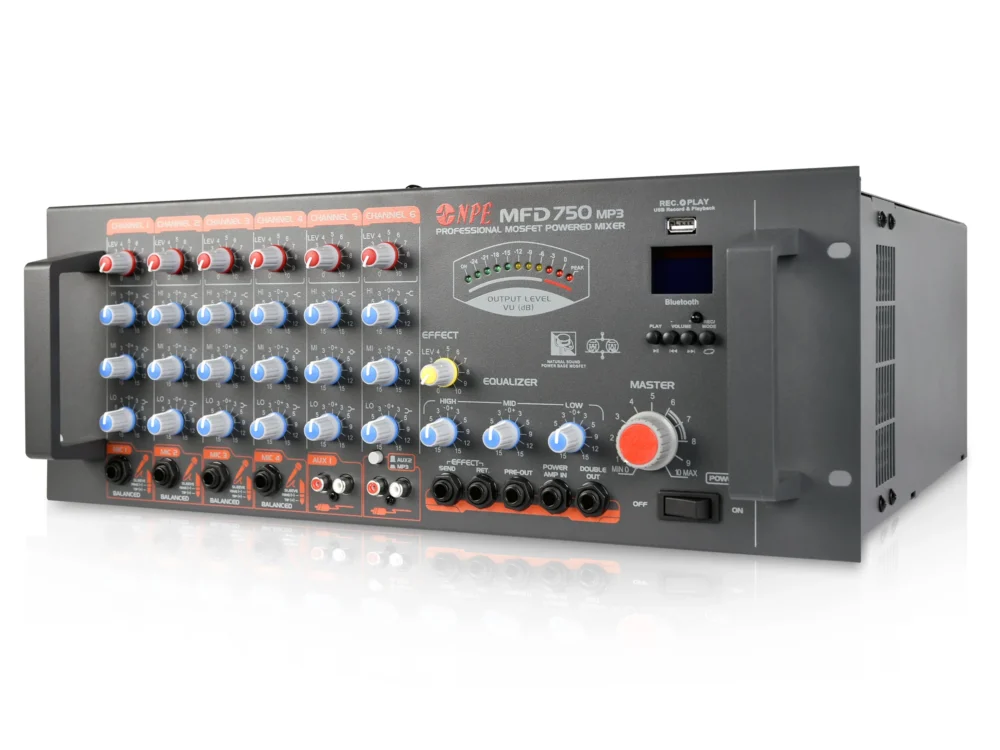 Npe Mfd-750 Mp3 เพาเวอร์มิกเซอร์ 750w พร้อม Mp3 Usb/sd และ Fm Tuner Npe Mfd-750 Mp3 เพาเวอร์มิกเซอร์ 750w พร้อม Mp3 Usb/sd และ Fm Tuner