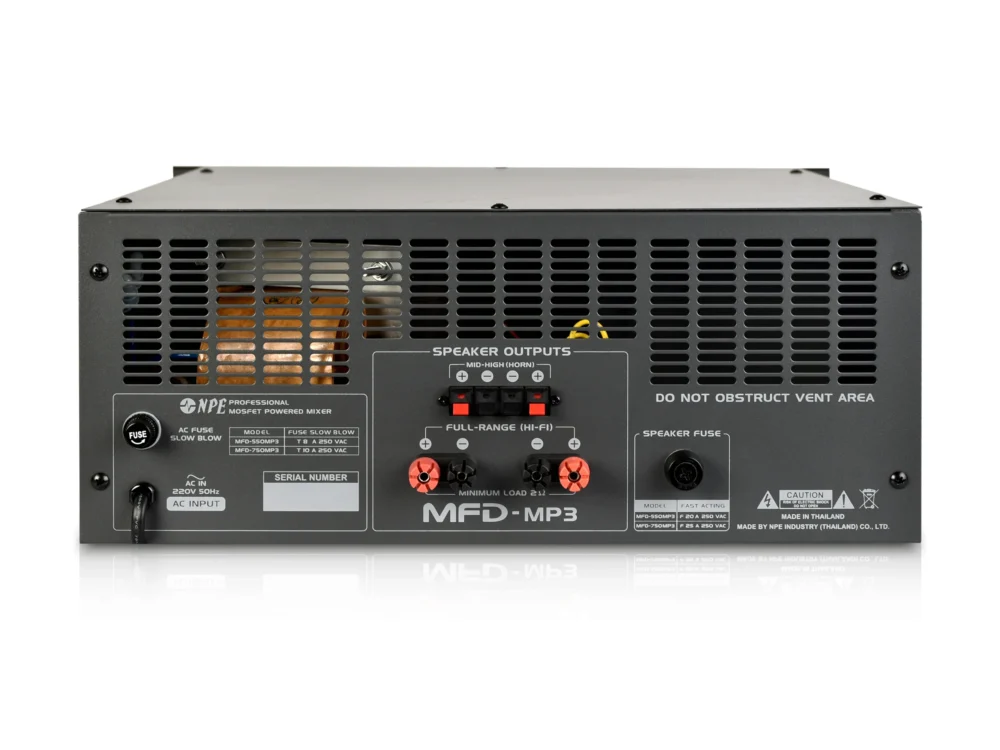Npe Mfd-750 Mp3 เพาเวอร์มิกเซอร์ 750w พร้อม Mp3 Usb/sd และ Fm Tuner Npe Mfd-750 Mp3 เพาเวอร์มิกเซอร์ 750w พร้อม Mp3 Usb/sd และ Fm Tuner