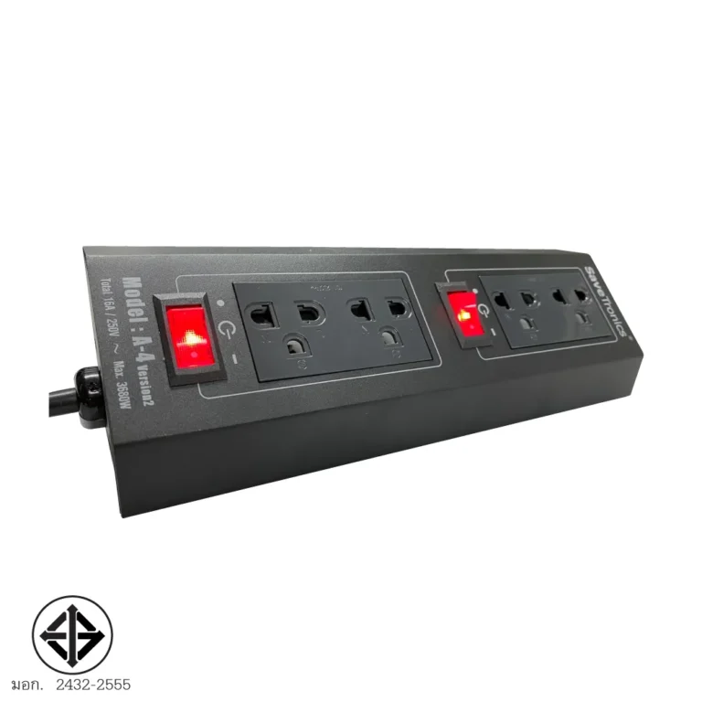 Savetronics A-4_v2 ปลั๊กไฟกันไฟกระชาก 4 ช่อง