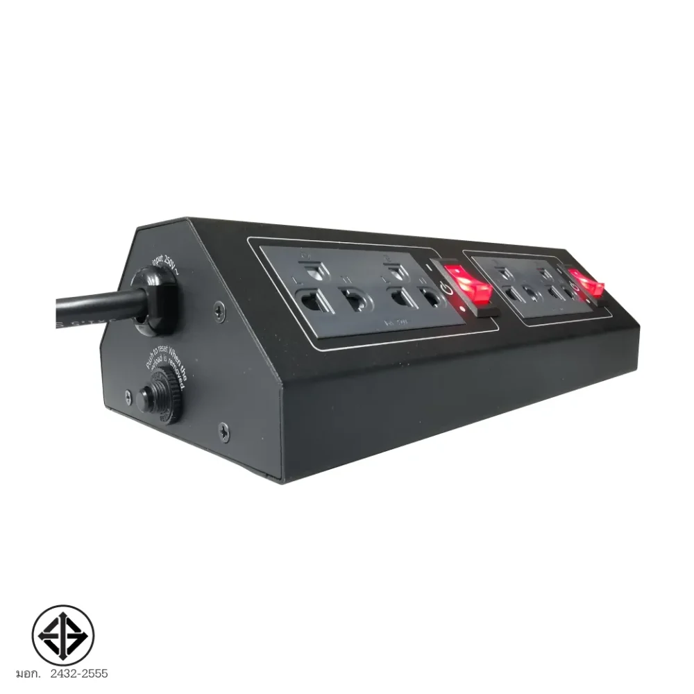 Savetronics A-8_v2 ปลั๊กไฟกันไฟกระชาก 8 ช่อง Savetronics A-8_v2 ปลั๊กไฟกันไฟกระชาก 8 ช่อง