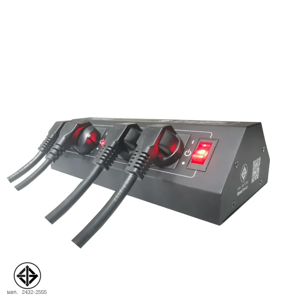 Savetronics A-8_v2 ปลั๊กไฟกันไฟกระชาก 8 ช่อง Savetronics A-8_v2 ปลั๊กไฟกันไฟกระชาก 8 ช่อง