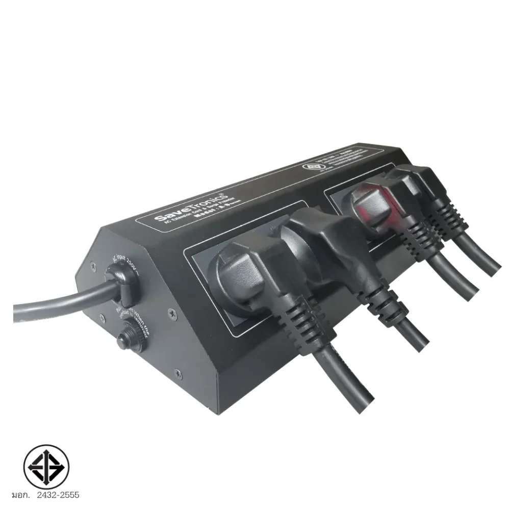 Savetronics A-8_v2 ปลั๊กไฟกันไฟกระชาก 8 ช่อง Savetronics A-8_v2 ปลั๊กไฟกันไฟกระชาก 8 ช่อง