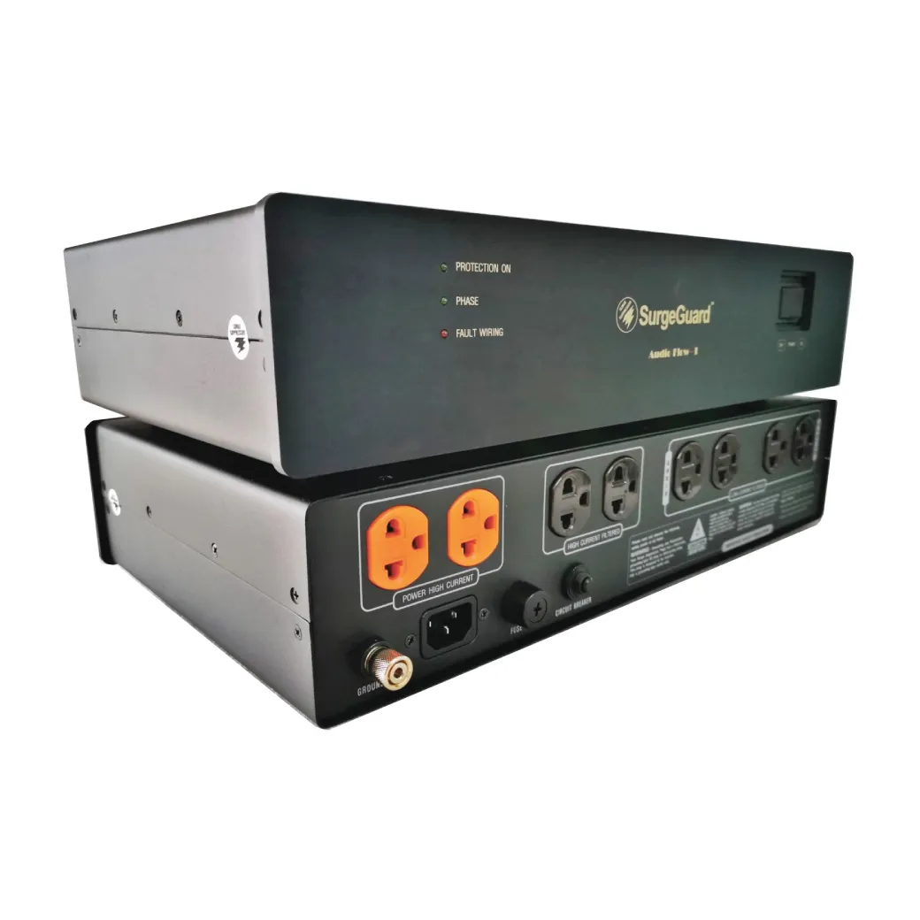 Surgeguard Audio Flow-I เครื่องกรองกระแสไฟฟ้าและลดทอนสัญญาณรบกวน Hi-End Audio Surgeguard Audio Flow-I เครื่องกรองกระแสไฟฟ้าและลดทอนสัญญาณรบกวน Hi-End Audio