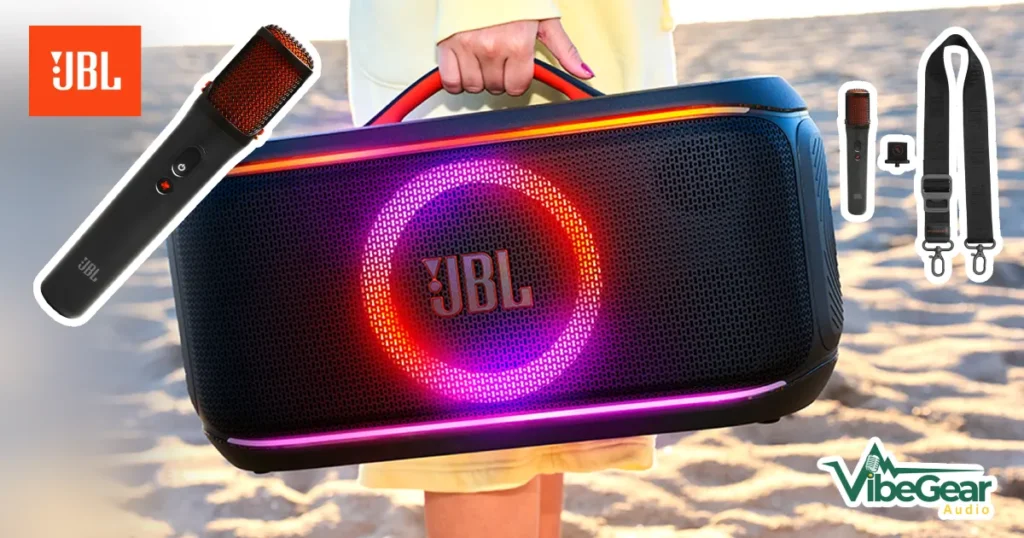 พรีวิว Jbl Partybox On-The-Go 2 Plus ลำโพงสะพายข้างสายแคมป์ อัปเกรดแบตเตอรี่และไมค์