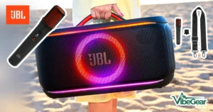 พรีวิว Jbl Partybox On-The-Go 2 Plus ลำโพงสะพายข้างสายแคมป์ อัปเกรดแบตเตอรี่และไมค์