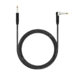 Maier Pmpml-A03m 6.35mm Ts Mono Right Angle Cable 3 เมตร สายแจ็คงอสำหรับเครื่องดนตรี