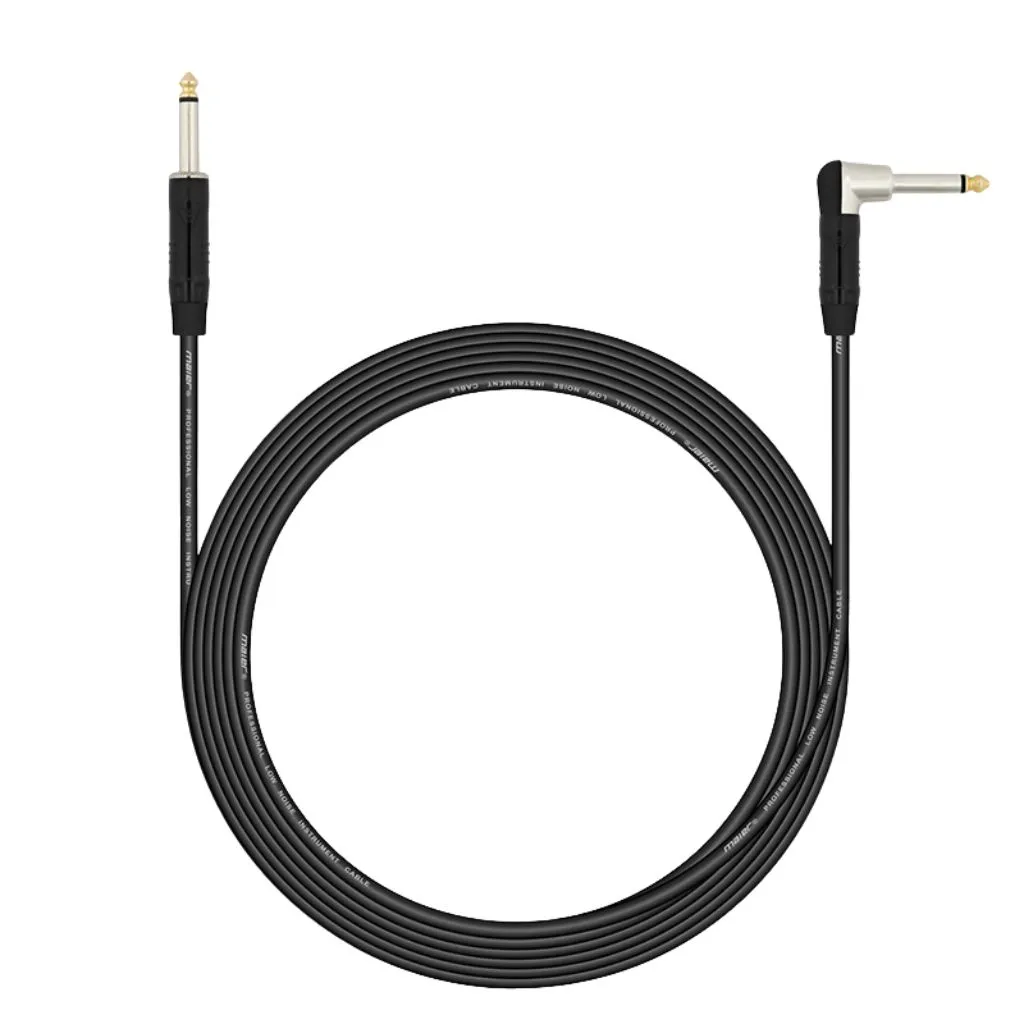 Maier Pmpml-A10m 6.35mm Ts Mono Right Angle Cable 10 เมตร สายแจ็คงอสำหรับเครื่องดนตรี Maier Pmpml-A10m 6.35mm Ts Mono Right Angle Cable 10 เมตร สายแจ็คงอสำหรับเครื่องดนตรี