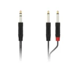 Maier Pspm2-A01m 6.35mm Stereo To 2 X 6.35mm Mono Cable 1 เมตร สายสัญญาณเสียงคุณภาพสูง