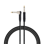 Maier Pmpml-A03m 6.35mm Ts Mono Right Angle Cable 3 เมตร สายแจ็คงอสำหรับเครื่องดนตรี