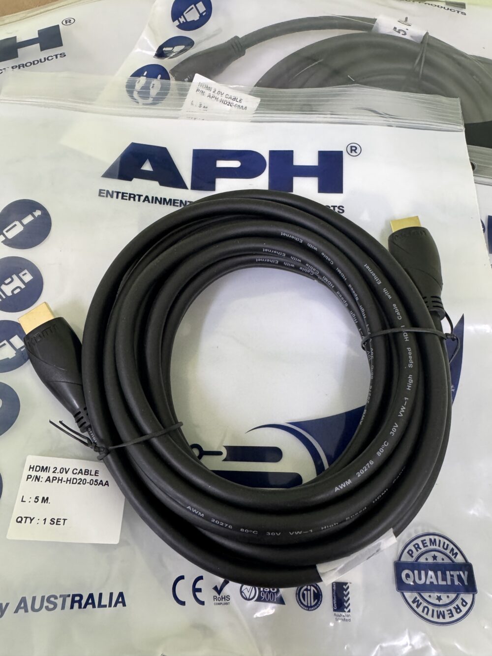 S 38526985 Aph-Hd20-05aa สาย Hdmi 2.0 5 เมตร