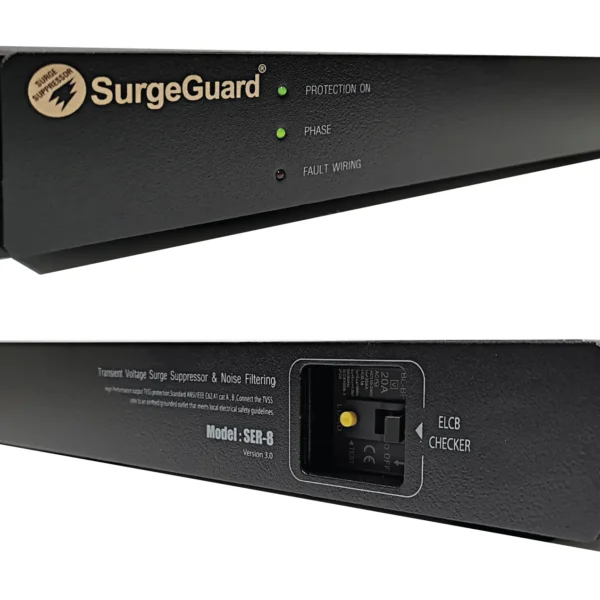 Surgeguard Ser-8 (Version 3.0) เครื่องกรองกระแสไฟฟ้าและกันไฟกระชาก สำหรับ Rack 19 นิ้ว