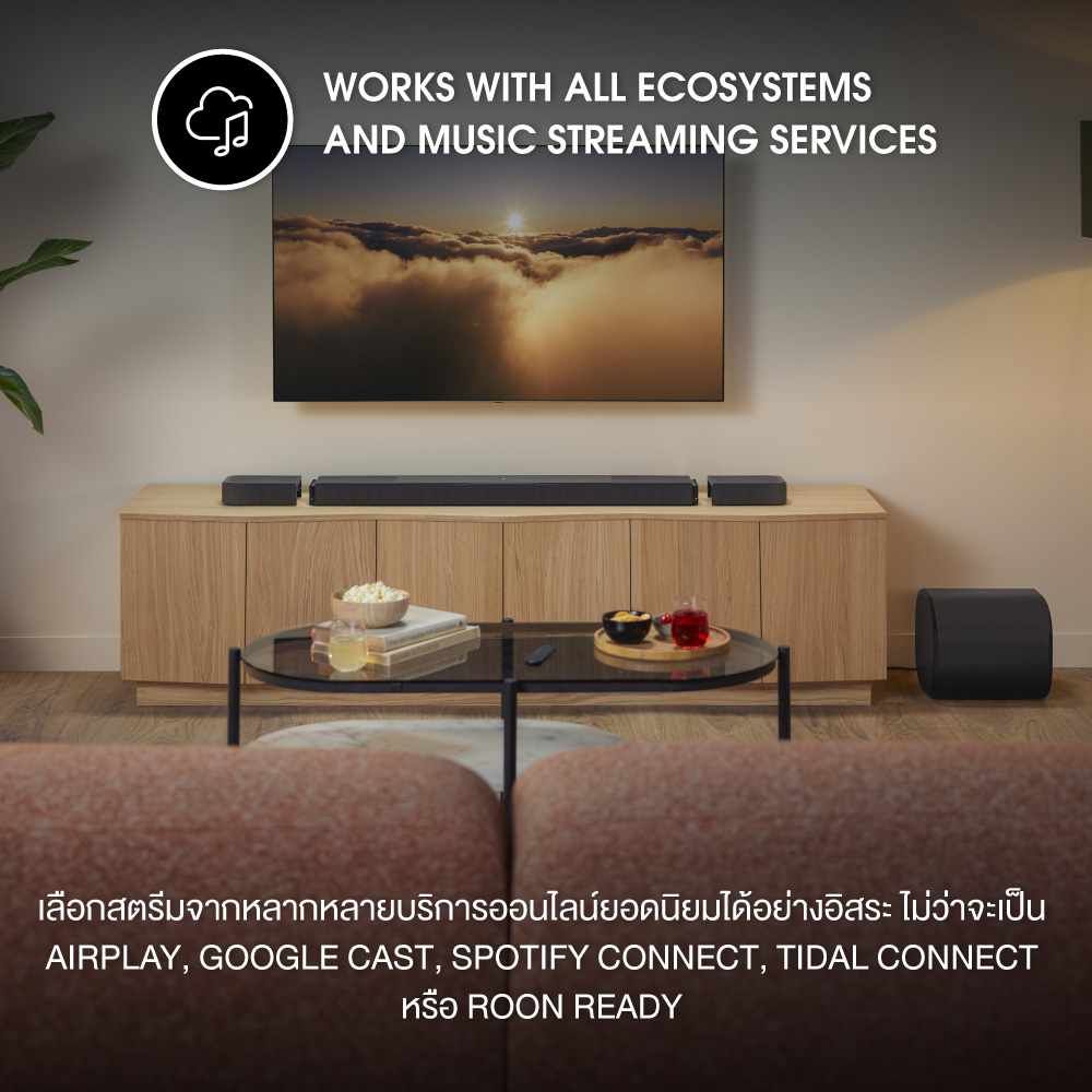 Jbl Soundbar 1300mk2 ลำโพงซาวน์บาร์ 2470w (Dolby Atmos)