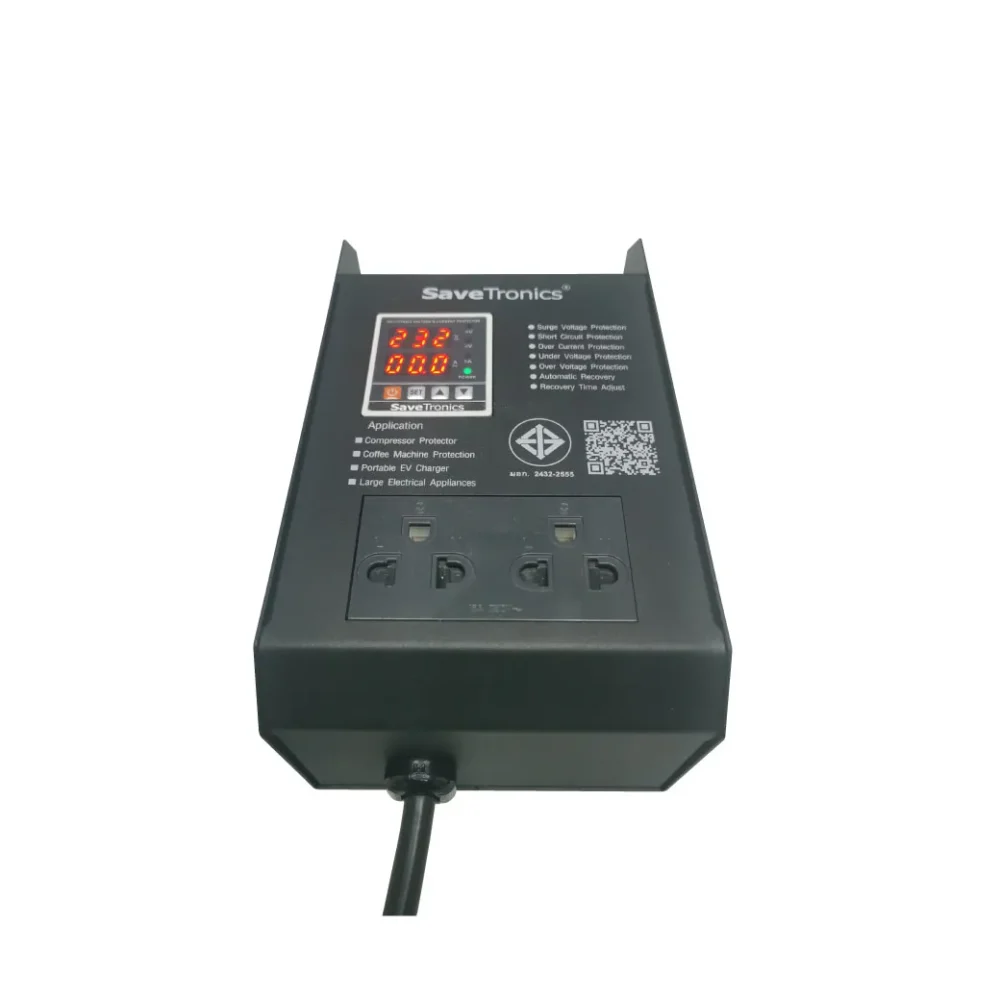 Savetronics Cp-216a เครื่องป้องกันแรงดันไฟฟ้าอัจฉริยะ Savetronics Cp-216a เครื่องป้องกันแรงดันไฟฟ้าอัจฉริยะ