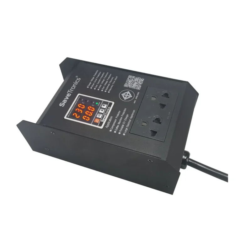 Savetronics Cp-216a เครื่องป้องกันแรงดันไฟฟ้าอัจฉริยะ