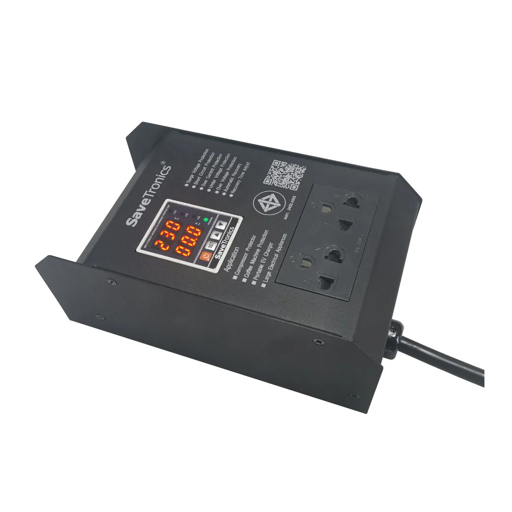 Savetronics Cp-216a เครื่องป้องกันแรงดันไฟฟ้าอัจฉริยะ Savetronics Cp-216a เครื่องป้องกันแรงดันไฟฟ้าอัจฉริยะ
