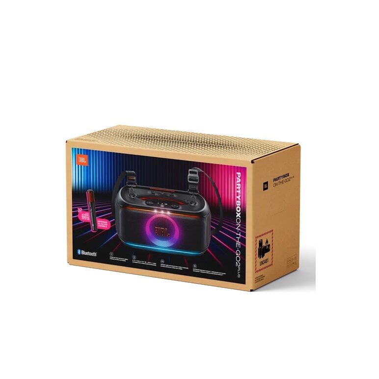 Jbl Partybox On-The-Go 2 Plus ลำโพงปาร์ตี้พกพา มีไมค์ไร้สาย Jbl Partybox On-The-Go 2 Plus ลำโพงปาร์ตี้พกพา มีไมค์ไร้สาย