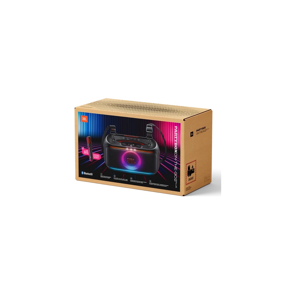พรีวิว Jbl Partybox On-The-Go 2 Plus ลำโพงสะพายข้างสายแคมป์ อัปเกรดแบตเตอรี่และไมค์ Jbl Partybox On-The-Go 2 Plus ลำโพงปาร์ตี้พกพา มีไมค์ไร้สาย
