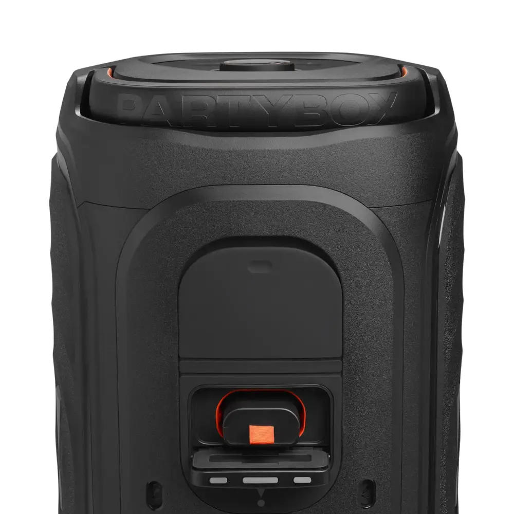 Jbl Partybox130 Rear Jbl Partybox 130 ลำโพงปาร์ตี้ 200w พร้อม Ai Sound Boost