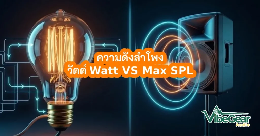 ซื้อลำโพงอย่าดูแค่ Watt! รู้จัก Max Spl สเปกตัวจริงที่บอก "ความดังของลำโพง"