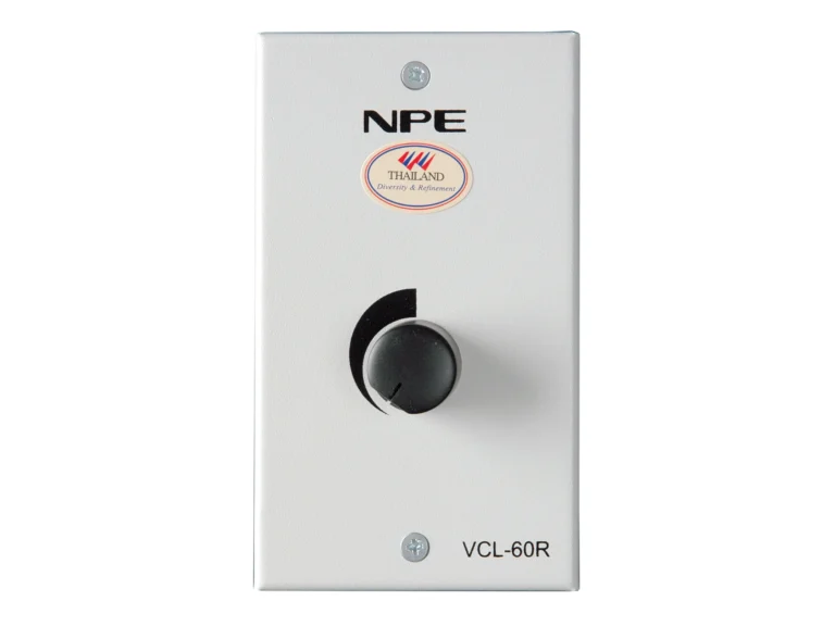 Npe Vcl-R วอลลุ่มควบคุมเสียงระบบไลน์ 100v พร้อมรีเลย์ 24v