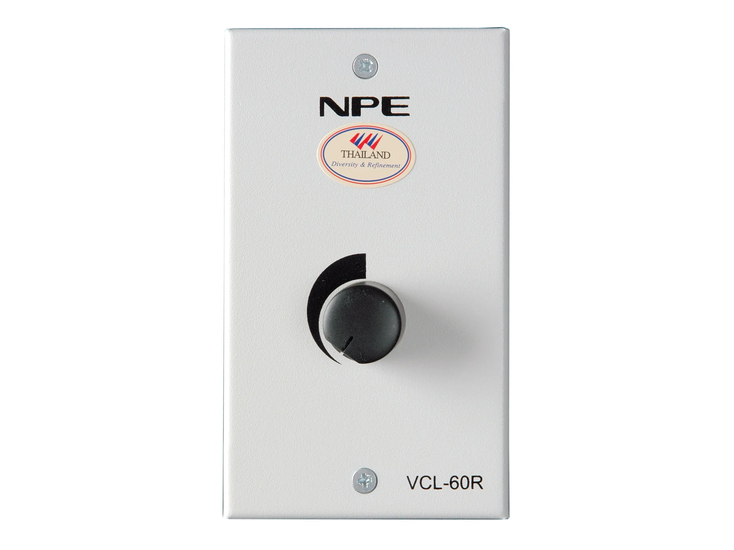 Npe Vcl-R วอลลุ่มควบคุมเสียงระบบไลน์ 100v พร้อมรีเลย์ 24v Npe Vcl-R วอลลุ่มควบคุมเสียงระบบไลน์ 100v พร้อมรีเลย์ 24v