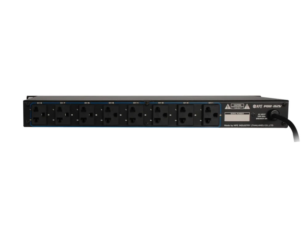 Npe Pdr-112v เพาเวอร์เบรกเกอร์ติดแร็ค 12 ช่อง พร้อมโวลต์มิเตอร์ 1u Npe Pdr-112v เพาเวอร์เบรกเกอร์ติดแร็ค 12 ช่อง พร้อมโวลต์มิเตอร์ 1u