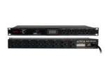Npe Pdr-112v เพาเวอร์เบรกเกอร์ติดแร็ค 12 ช่อง พร้อมโวลต์มิเตอร์ 1u