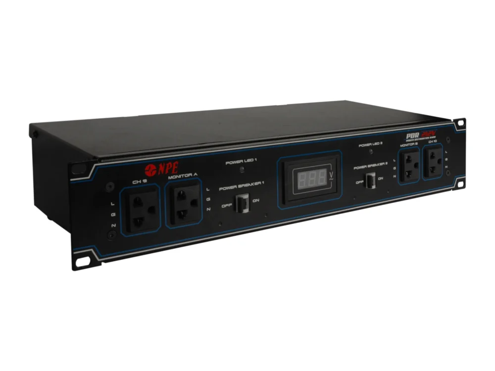 Npe Pdr-212v เพาเวอร์เบรกเกอร์ติดแร็ค 12 ช่อง พร้อมโวลต์มิเตอร์ ขนาด 2u Npe Pdr-212v เพาเวอร์เบรกเกอร์ติดแร็ค 12 ช่อง พร้อมโวลต์มิเตอร์ ขนาด 2u