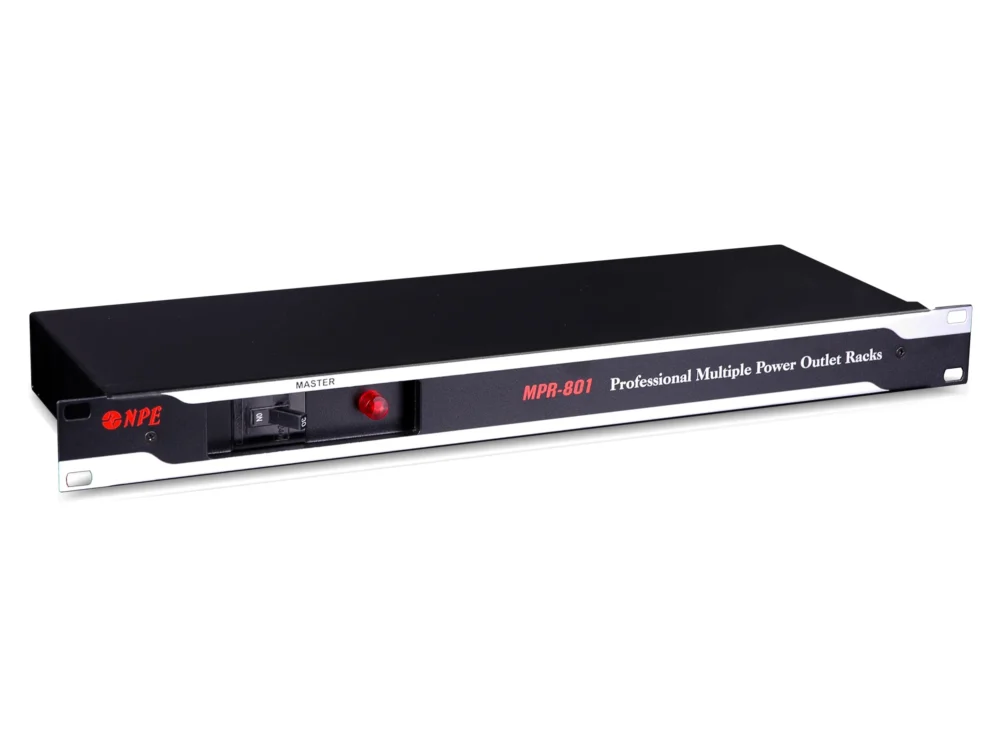 Npe Mpr-801 เพาเวอร์เบรกเกอร์ติดแร็ค 8 ช่อง ขนาด 1u Npe Mpr-801 เพาเวอร์เบรกเกอร์ติดแร็ค 8 ช่อง ขนาด 1u