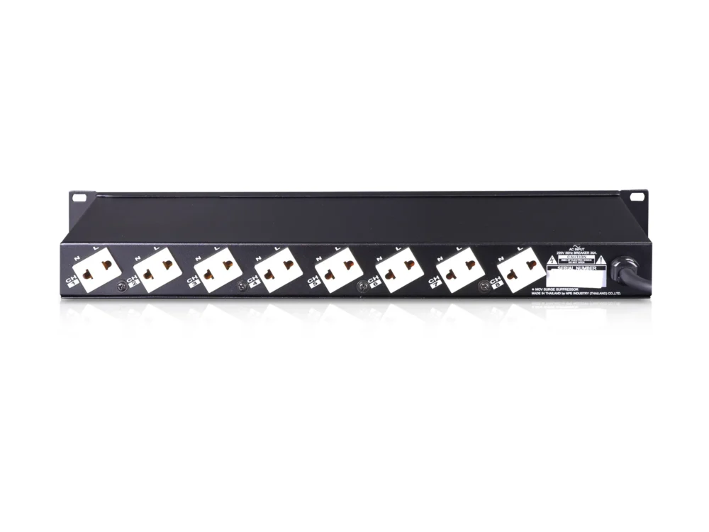 Npe Mpr-801 เพาเวอร์เบรกเกอร์ติดแร็ค 8 ช่อง ขนาด 1u Npe Mpr-801 เพาเวอร์เบรกเกอร์ติดแร็ค 8 ช่อง ขนาด 1u
