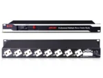 Npe Mpr-801 เพาเวอร์เบรกเกอร์ติดแร็ค 8 ช่อง ขนาด 1u