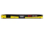 Npe Mpr-801gv เพาเวอร์เบรกเกอร์ติดแร็ค 8 ช่อง พร้อมโวลต์มิเตอร์และโวลต์การ์ด ขนาด 1u