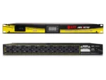 Npe Mpr-801gv เพาเวอร์เบรกเกอร์ติดแร็ค 8 ช่อง พร้อมโวลต์มิเตอร์และโวลต์การ์ด ขนาด 1u