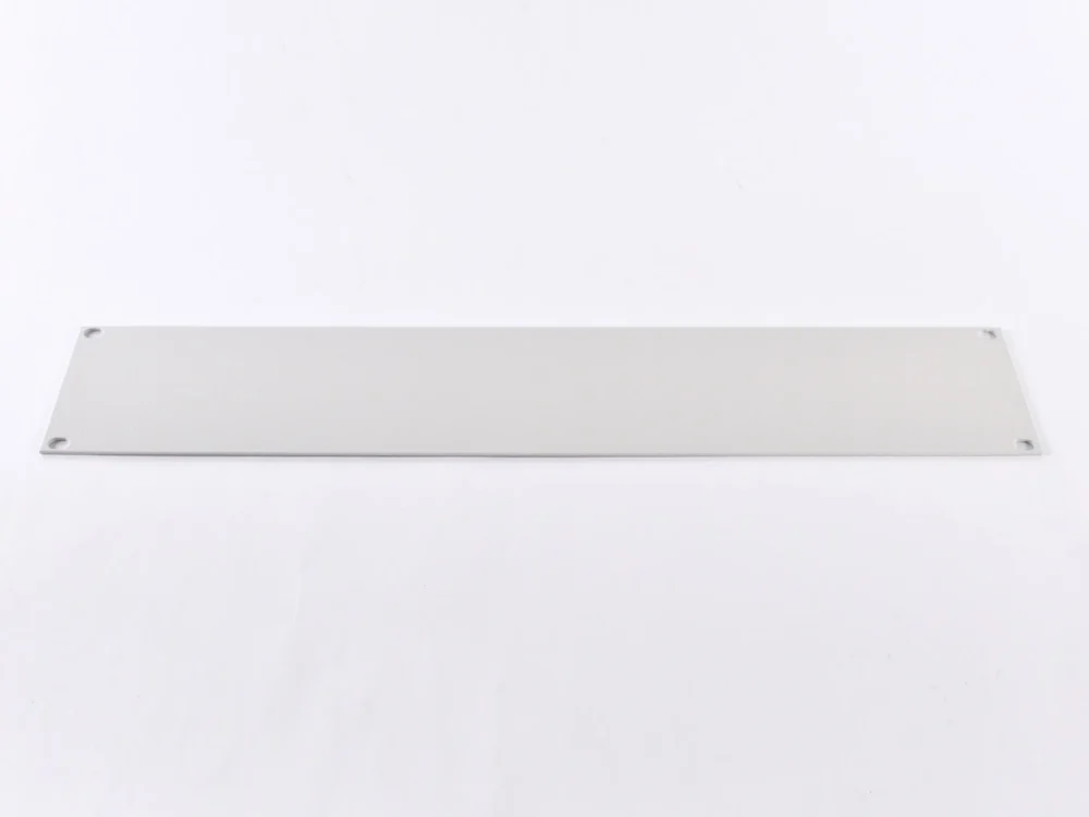 Npe Blank Panel 2u แผ่นปิดช่องว่างตู้แร็ค 19 นิ้ว อลูมิเนียมแบบไม่พับขอบ Npe Blank Panel 2u แผ่นปิดช่องว่างตู้แร็ค 19 นิ้ว อลูมิเนียมแบบไม่พับขอบ