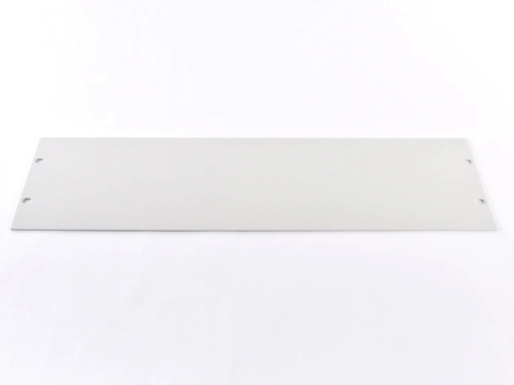 Npe Blank Panel 3u แผ่นปิดช่องว่างตู้แร็ค 19 นิ้ว อลูมิเนียมแบบไม่พับขอบ