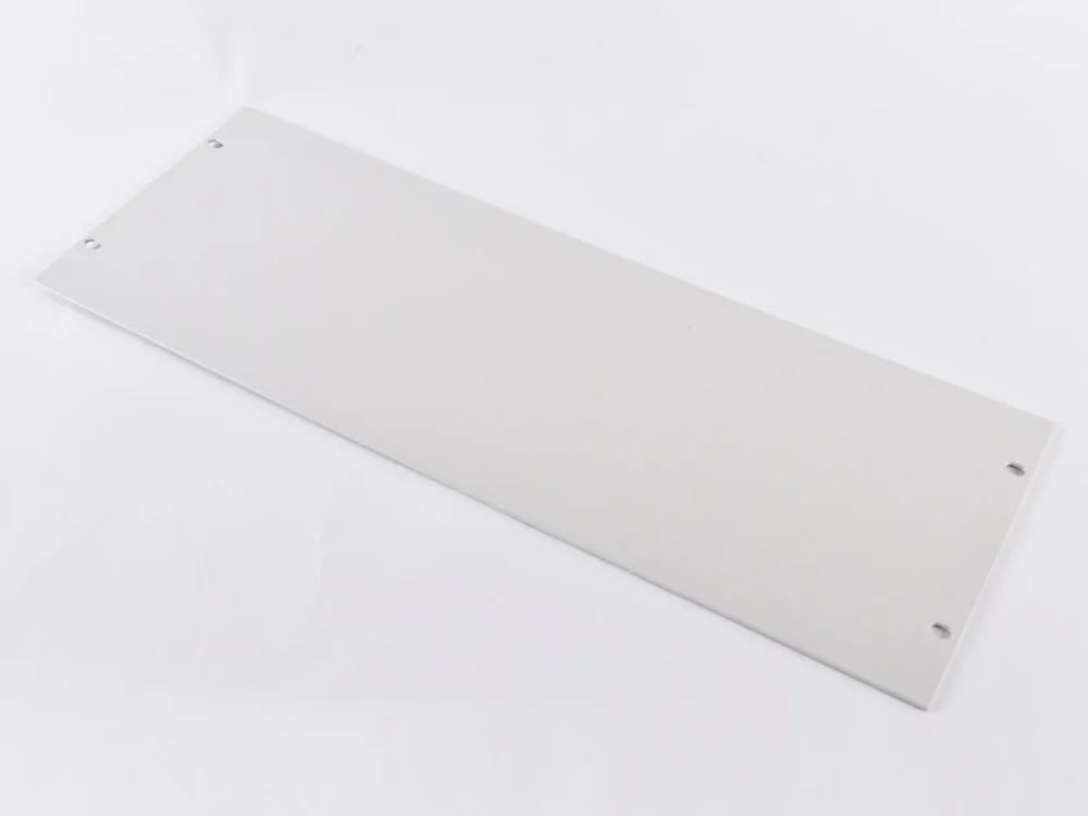Npe Blank Panel 4u แผ่นปิดช่องว่างตู้แร็ค 19 นิ้ว อลูมิเนียมแบบไม่พับขอบ Npe Blank Panel 4u แผ่นปิดช่องว่างตู้แร็ค 19 นิ้ว อลูมิเนียมแบบไม่พับขอบ