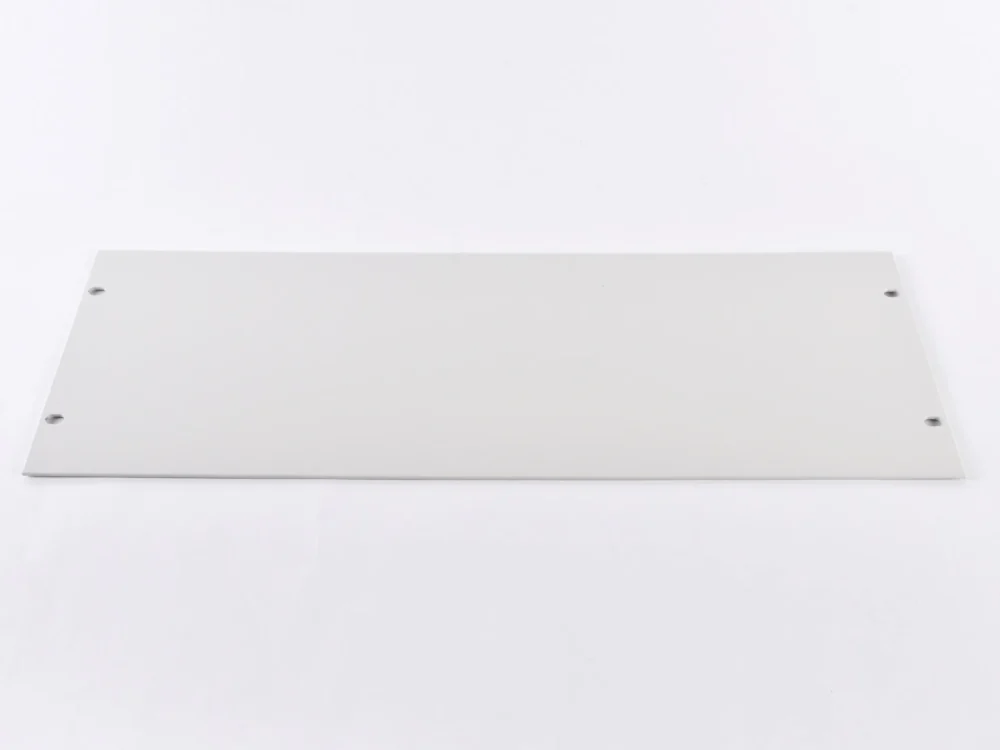Npe Blank Panel 4u แผ่นปิดช่องว่างตู้แร็ค 19 นิ้ว อลูมิเนียมแบบไม่พับขอบ Npe Blank Panel 4u แผ่นปิดช่องว่างตู้แร็ค 19 นิ้ว อลูมิเนียมแบบไม่พับขอบ