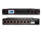 Npe Spc-02va เครื่องควบคุมลำดับการจ่ายไฟอัตโนมัติ 10 ช่อง พร้อมโวลต์มิเตอร์และแอมป์มิเตอร์