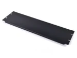 Npe Blank Panel 3u Al-Blk แผ่นปิดช่องว่างตู้แร็ค 19 นิ้ว อลูมิเนียมพ่นสีดำ