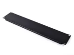 Npe Blank Panel 2u Ms-Blk แผ่นปิดช่องว่างตู้แร็ค 19 นิ้ว เหล็กพ่นสีดำ