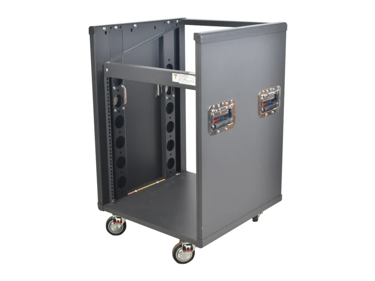 Npe Mrm-12u ตู้แร็คเครื่องเสียง 19 นิ้ว ขนาด 12u แบบ Move Rack โครงสร้างเหล็กทั้งชุด