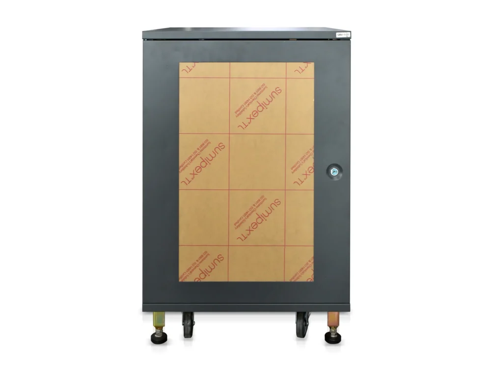 Npe Qrd-16u ตู้แร็คเครื่องเสียง 19 นิ้ว ขนาด 16u พร้อมล้อเลื่อน ประตูหน้าใส-หลังทึบ
