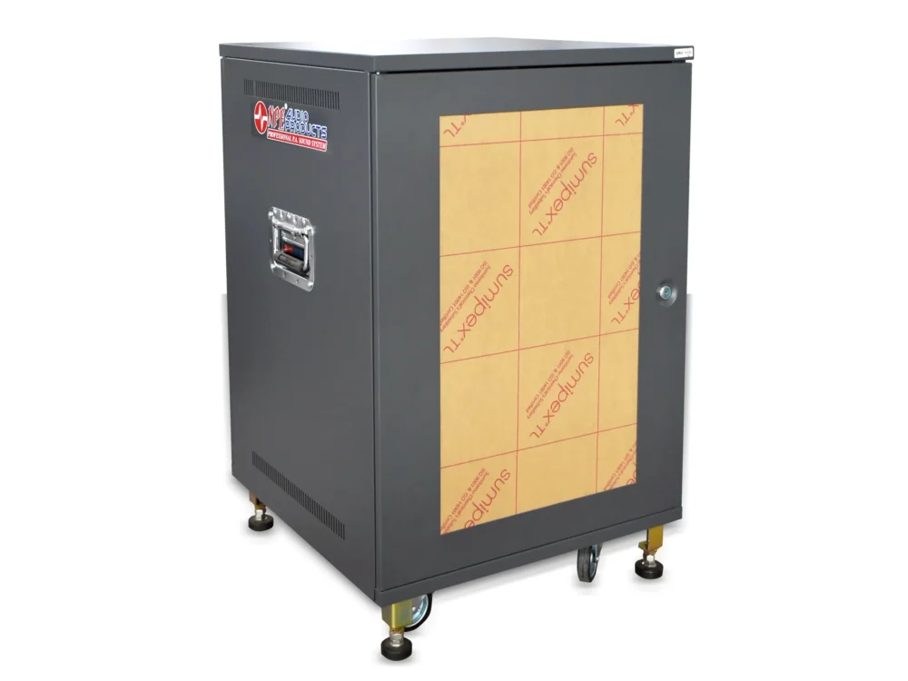 Npe Qrd-16u ตู้แร็คเครื่องเสียง 19 นิ้ว ขนาด 16u พร้อมล้อเลื่อน ประตูหน้าใส-หลังทึบ