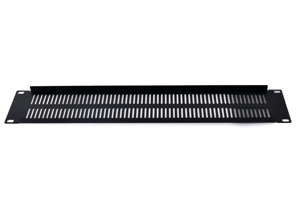 Npe Panel Airflow 2u แผ่นปิดช่องว่างตู้แร็ค 19 นิ้ว พร้อมช่องระบายอากาศ