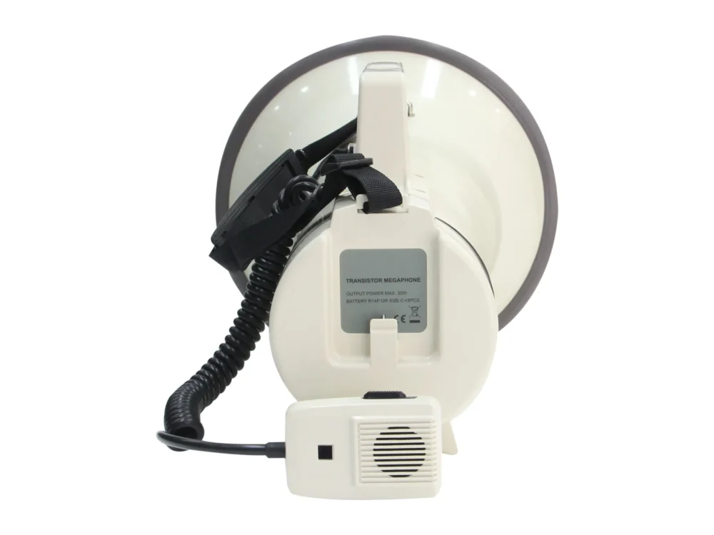 Show Er-67w โทรโข่งแบบสะพายไหล่และถือมือ กำลังขับ 35 วัตต์ พร้อมนกหวีด Megaphone Show Er-67w โทรโข่งแบบสะพายไหล่และถือมือ กำลังขับ 35 วัตต์ พร้อมนกหวีด Megaphone