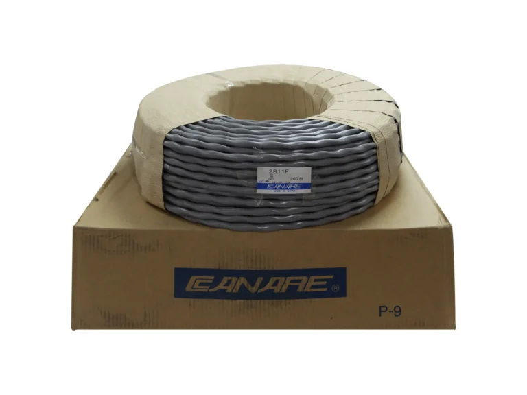 Canare 2s11f สายลำโพง 2x12awg 100m (สีเทา)