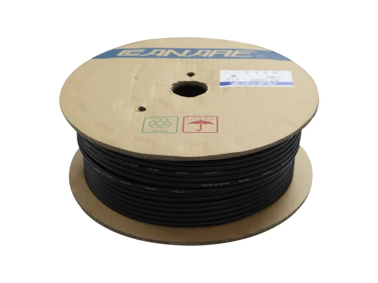Canare L-2t2s สายไมโครโฟน 2x23awg แบบชีลด์ 100m (สีดำ)