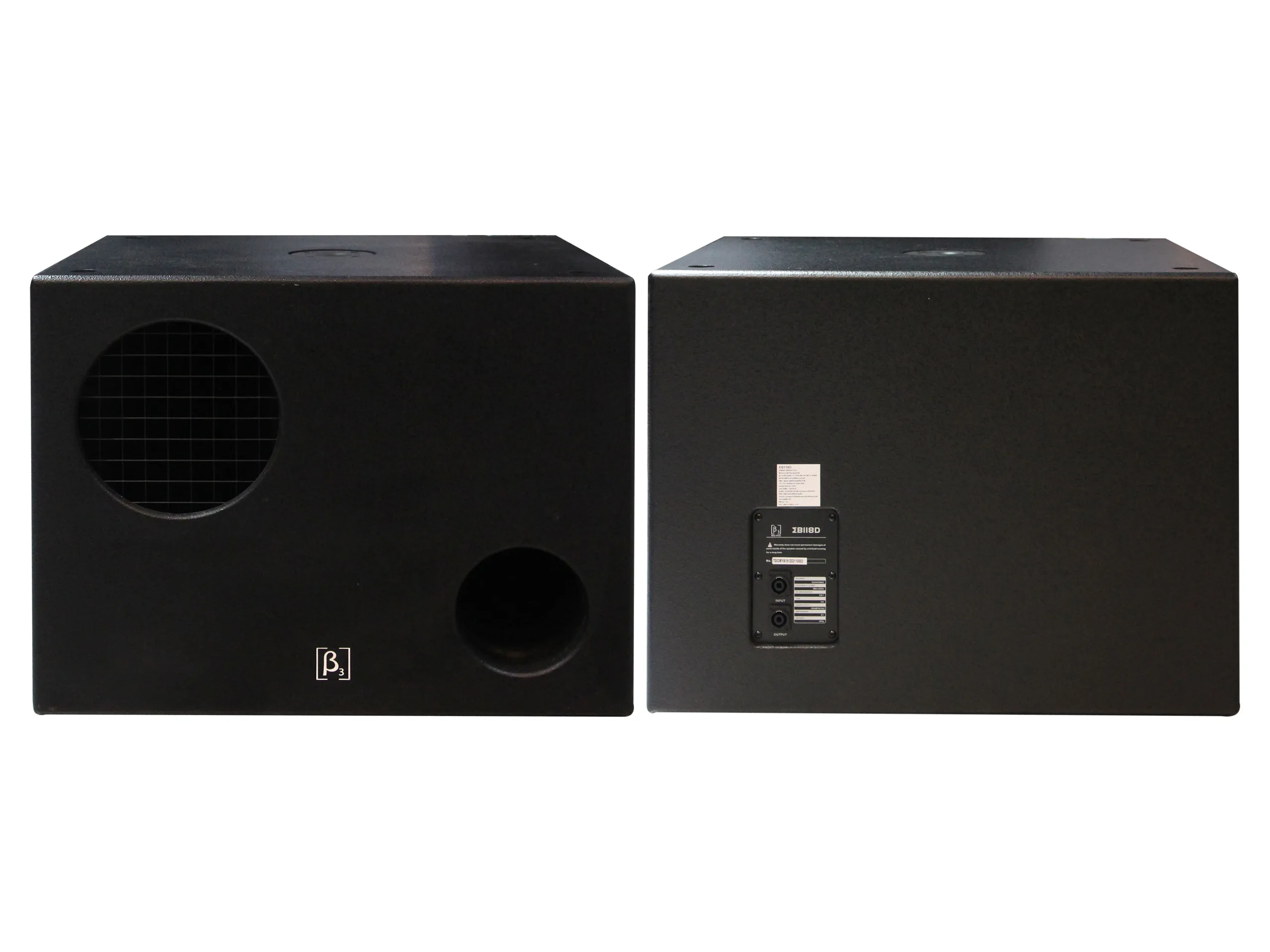 Beta Three Eb118d ตู้ลำโพงซับวูฟเฟอร์ 18 นิ้ว 500 วัตต์ Passive Subwoofer Beta Three Eb118d ตู้ลำโพงซับวูฟเฟอร์ 18 นิ้ว 500 วัตต์ Passive Subwoofer