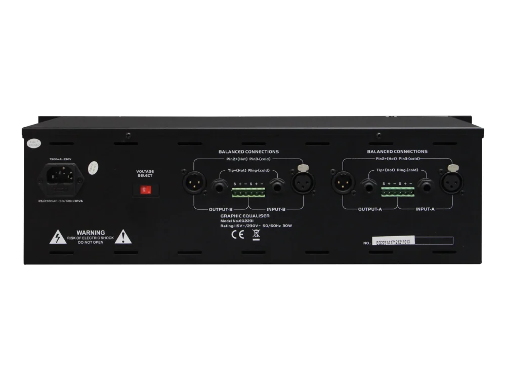 Beta Three Eq2231 กราฟิกอีควอไลเซอร์ 30 แบนด์ 2 แชนแนล Stereo Graphic Equalize Beta Three Eq2231 กราฟิกอีควอไลเซอร์ 30 แบนด์ 2 แชนแนล Stereo Graphic Equalize