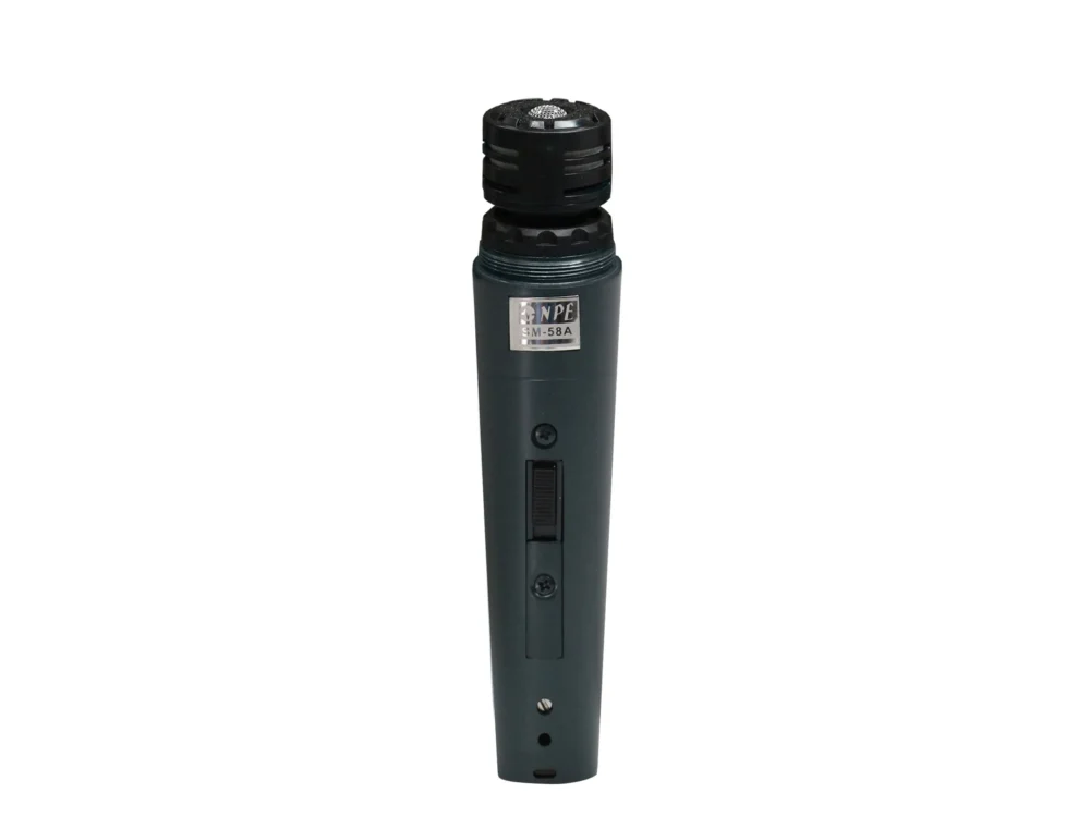 Npe Sm-58a (New) ไมโครโฟนไดนามิกแบบมีสาย Uni-Directional สำหรับร้องเพลงและพูด Npe Sm-58a (New) ไมโครโฟนไดนามิกแบบมีสาย Uni-Directional สำหรับร้องเพลงและพูด